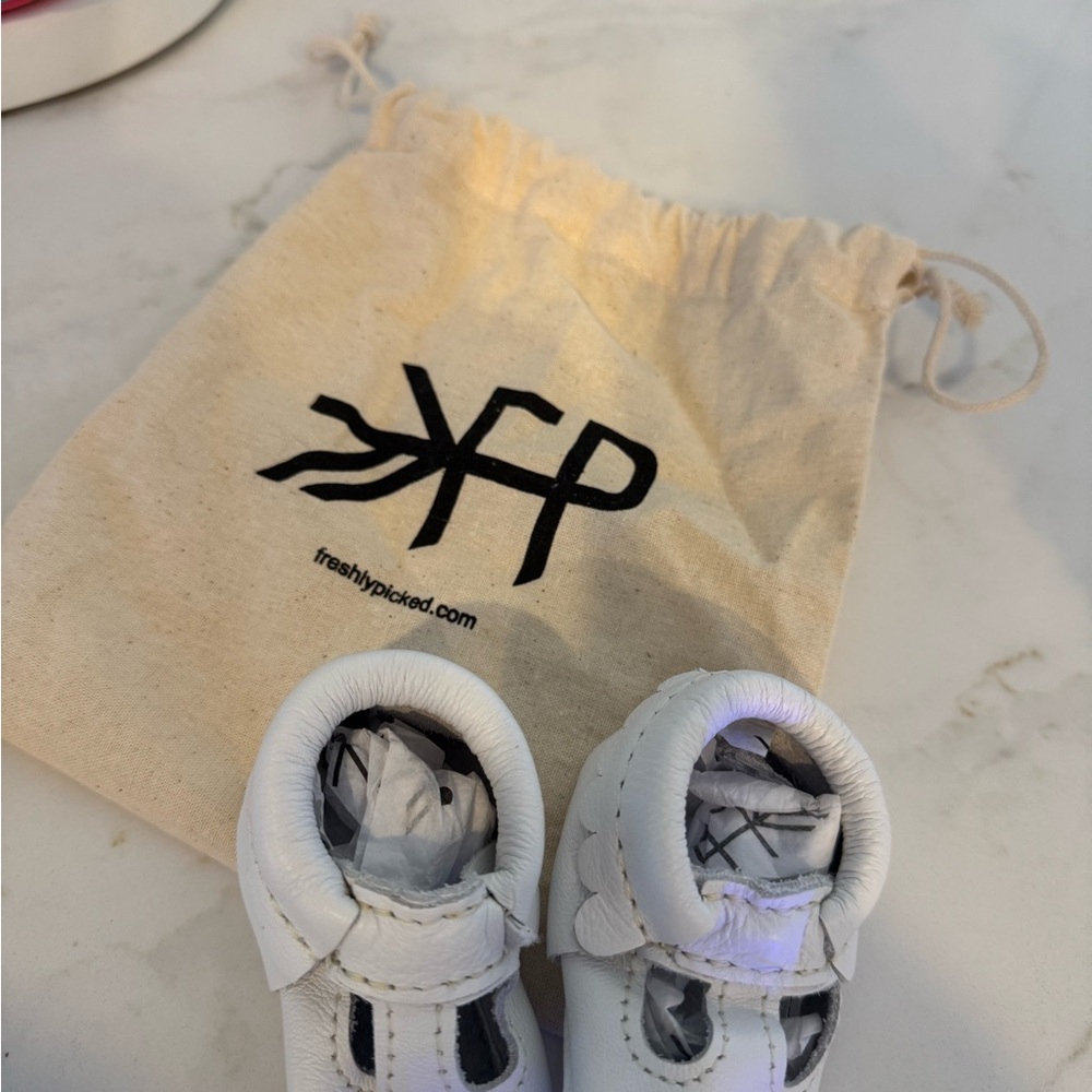 Freshly Picked Classic White Moccasins